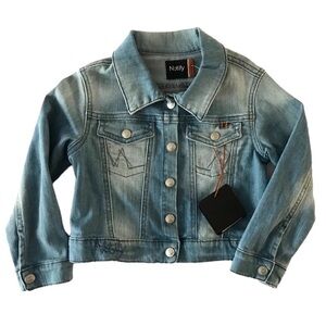 Notify Girls Boys Kids Stretch Denim Jacket size 3 NWT